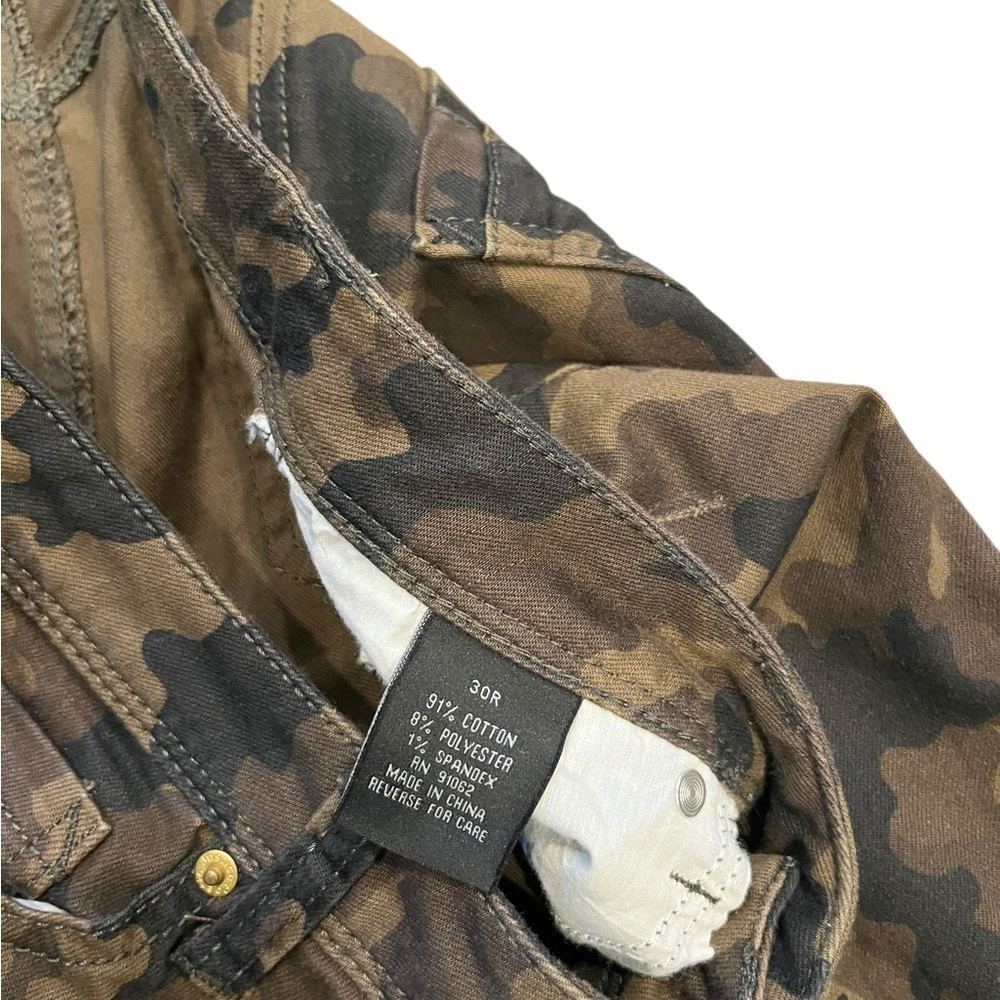Poetic Justice Camouflage Patterned Skinny Jeans Womens Size 30R - Picture 6 of 10